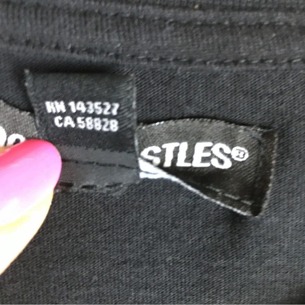 Crooks & Castles Streetwear Short Sleeve Black T-Shirt Red White Graphic Sz 3XL - Picture 12 of 12